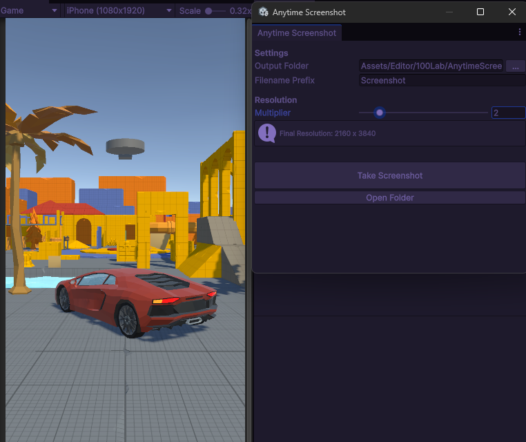 Anytime Screenshot mode selection