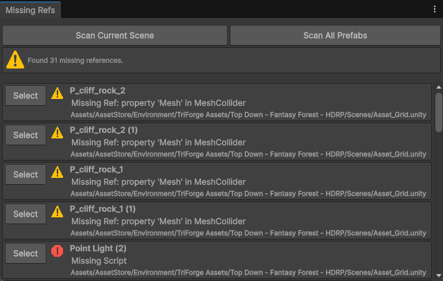 Scan Result List View